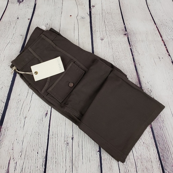 JOIE Jeans Bootcut Cargo Pants in Dark Olive - Picture 4 of 4